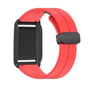 Bestgo Silicone Strap for Polar Loop, Sport Silicone Watch Band Replacement Wrist Strap Compatible with Polar Loop - Red