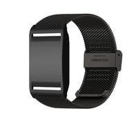 Bestgo Wrist Band for Polar Loop, Stainless Steel Replacement Watch Strap Compatible with Polar Loop, Black, Adjustable 5.5-8.7 Inch