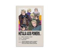 BESTHAHA Hetalia Axis PowersArt Image Printing Modern Family Bedroom Decoration Poster Printing Living Room Aesthetics Canvas Wall Youth Girls Dormitory DecorationUnframe-style-1512x18inch(30x45cm)