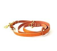 Bestia 6 feet dual snap multi purpose leather dog leash. Heavy duty & ever lasting, 10+ different uses! Out of thick but soft quality buffalo leather. Handmade in Europe