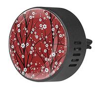 BestIdeas 2 PCS Vent Clips Car Air Freshener with Japanese Plum, Aromatherapy Essential Oil Diffuser