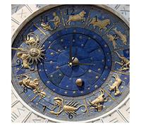 BestIdeas Clock Venice Architecture Monument Silent Quartz Wall Clocks Non-Ticking Battery Operated Clock Home Decor for Bedroom Living Kitchen Office