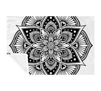 BestIdeas Mandalas Coloring Prints Soft Warm Cozy Blanket Throw for Bed Couch Sofa Picnic Camping Beach, 150 * 200cm