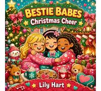 Bestie Babes Christmas Cheer: Bold and Easy Coloring Book for Kids Ages 4-8