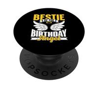 Bestie Of The Birthday Angel Best Friend Cute Besties PopSockets Adhesive PopGrip
