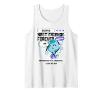 Besties Best Friends Forever Friendship (Funny BFF Graphic) Tank Top