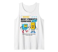 Besties Best Friends Forever (Funny BFF Graphic) Tank Top