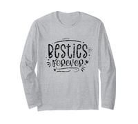 Besties Forever Team Best Friend Friendship Friends Long Sleeve T-Shirt