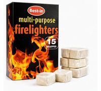 Bestin Firelighters - 1260 firelighters Easy Fire Starters for BBQ, Fireplace, Wood Burning Stove, Fire Pit & Camping - Convenient Fire Lighting for Indoor & Outdoor Use