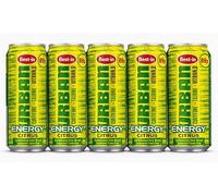 Bestin Urban Energy Citrus 48X500ml, Carbonated Energy Drink with Caffeine, Taurine & Vitamin B, Refreshing Citrus Flavour, Ready-to-Drink Beverage