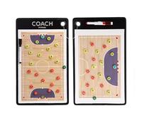 Bestiry Double-Sided Soccer Coach Clipboard, Soccer Coaching Board, Dry Erase White Board for Coaches, Solid Coach Marker Boards, with Two Writing Pens, Suitable for Futsal