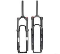 Bestiry FukkeR 26 27.5 29 Inch Bicycle Air Suspension Forks Shock-Absorbing Straight Tube 1 1/8 Mountain Bike Front Fork Travel 120mm Quick Release 100×9 For Riding