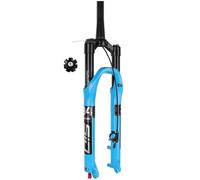 Bestiry FukkeR 26'' 27.5'' 29'' Mountain Bike Air Front Fork Manual Remote Control Cycling Bicycle Suspension Forks Taper Pipe 1-1/2 Travel 120mm 9mm QR With Damping