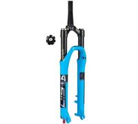 Bestiry FukkeR 26'' 27.5'' 29'' Mountain Bike Air Front Fork Manual Remote Control Cycling Bicycle Suspension Forks Taper Pipe 1-1/2 Travel 120mm 9mm QR With Damping