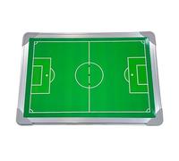 Bestiry Portable Soccer Coaching Board, Soccer Dry Erase Coaches Clipboard, Easy to Write and Erase, Aluminum Alloy Edging, with Storage Bag and Magnetic Chess Pieces