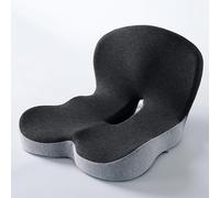 Bestiry Seat Cushion for Hip Sciatica Tailbone Pain Relief Lumbar Support Pillow for Office Chair Memory Foam Chair Pad Back and Seat Chair Back Support Back Lumbar Hip Support,Gray