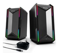 BESTISAN Computer Speakers with Bluetooth and AUX for PC, Laptop,Gaming Music Streaming, 10 RGB Modes, Headphone Port, Type-c Port, 30W, 3 EQ