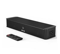 BESTISAN Soundbar For TV With Built-In Subwoofer, 2.1 Sound Bar With HDMI eARC, AUX, Optical, USB Playback For PC/Gaming/Projectors,16.5 Inch