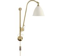 Bestlite BL5 Wall Light Matt White & Brass