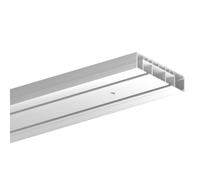 Bestlivings Curtain rail, curtain rail, 2 runners in 120 cm, inner track for panel curtain or ruffle tape curtains, inner track.