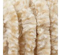 Bestlivings Single Fleece Curtain String Diameter 4 cm x 200 cm (Mottled Beige) as a Replacement or for Customising Fleece Curtains - Ideal as Insect Protection Curtain