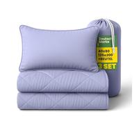 Bestlivings Travel Bed Set 2-Piece Lavender (135 x 200 cm / 40 x 80 cm) | Washable up to 60 °C