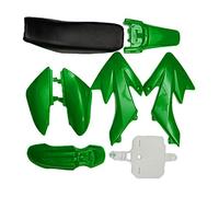 Bestlymood 8Pcs 50Cc 110Cc 125Cc 140Cc Plastic 4-Stroke Crf50 Pit Off-Road Bike Set Mudguard Seat - Motorcycle Motorcycle Diy Kits Green