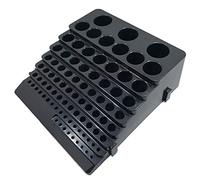 Bestlymood Drill Bit Storage Box Milling Cutter Saving Space Drill Finishing Holder Organizer Case Box for Home DIY Woodworking Use