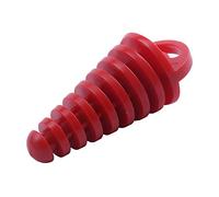Bestlymood Muffler Pipe Exhaust Silencer Wash Plug for Motorcycle Dirt Bike ATV Quad 2 4 Stroke, Red