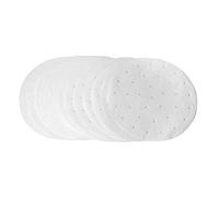 Bestlymood Premium Perforated Parchment Air Fryer Paper Liners - 7 inch - 100 Eco-Friendly Pack - For Bamboo Steamer, Steaming Basket, Cooking, Vegetables, Rice, Dim Sum