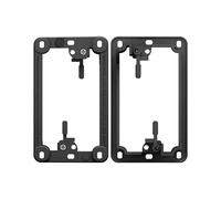 BestMounts -Low Voltage Mounting Bracket 1 Gang Multipurpose Drywall Mounting Wall Plate Bracket (1 Gang (2 Pack))