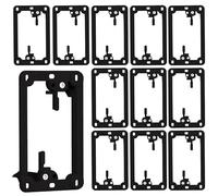 BestMounts -Low Voltage Mounting Bracket 1 Gang Multipurpose Drywall Mounting Wall Plate Bracket - (Single Gang, 12 Pack)
