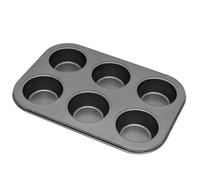 Besto 6 Cup Muffin Tray | Non-Stick Muffin Tins for Baking Cup Cakes & Brownies | BPA-Free Deep Baking Moulds for Yorkshire Puddings, Pies & More