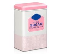 Besto Icing Sugar Storage Container | 16.3x10.5x7 cm Metal Storage Tin to Hold A Full Bag of Icing Sugar | Tight-Fit Lid Keeps Sweet Fresh & Clump-Free