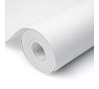 Besto Lining Paper for Walls Paintable Lining Paper 10mx53cm Thick Backing Paper Wallpaper Plain White Suitable for Covering Small Cracks and Imperfections 800 Grade