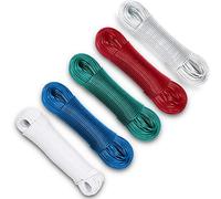 Besto Washing Line Rope Plastic Covered Clothes Line with Synthetic Core - Outdoor Strong Heavy Duty Laundry Rope in Multiple Colours | 30 Metre Long, Tensioner Included