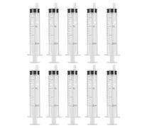 Bestomrogh 10 Pack 20 ML Syringe,without Needle Plastic Liquid Measuring Syringe for Liquid Experimental Measurement Pet Feeding and Plant Watering