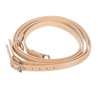 BESTOMZ 1 Pair Shoe Fixing Strap Adjustable Heel Bands Creative Design Pu Metal Practical Fixing Heel Band for Women DIY Shoes Khaki