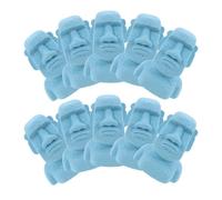 BESTOMZ 10 Pcs Realistic Giant Resin Miniature Statues for DIY Projects Featuring Damage Resistant Material and Detailed Craftsmanship, for Japanese Gardens and Fish Tank Decorations