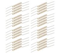 BESTOMZ 100pcs Copper Plated Repair Spring for Fortune God Ear Swing Motion