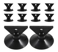 BESTOMZ 10Pcs Plastic Light Bulb Changer Suction Cup Remover with Triangle Handle Hardness 60-70 Degrees for Gu10 Light Holder Simple and Quick Operation Longtime Use for Fixtures