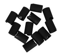 BESTOMZ 12pcs Silicone Cabinet Handle Safety Guards and Senior Residences, Black Drawer Handle Edge Protectors with Smooth Grip Experience and Enhanced Grip Stability for Bedroom