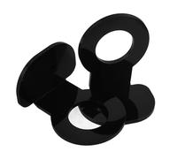 BESTOMZ 2 Pcs Acrylic Ball Holder Wall Mount Stand for Baseball and Tennis | Black Adjustable Design, Sturdy Acrylic Build, Team Training the Go Use, Golf Ball Stand