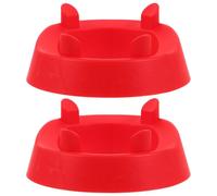 BESTOMZ 2 Pcs Rugby Kicking Tee Ball Holder with Four-corner Design, Pp Material, Stable Placement and Damage Resistant for Sports Balls, Suitable for Use at Homes and Offices