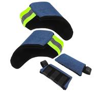 BESTOMZ 2 Set Forearm Crutches Pads with Ergonomic Open Cuff Design, Thickened Oxford Cloth Padding to Minimise Elbow Joint Impact and Reduce Skin Friction, Non-Slip Multicircle Texture