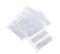 BESTOMZ 20pcs Glitter Strips Adhesive Bandages Lovely Wound Band Water Resistance Surface Adhesion Pe Material First Aid Wound Care Box Packaging