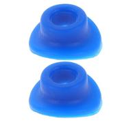 BESTOMZ 2pcs Blue Silicone Motorcycle Valve Gasket Caps with Enhanced Sealing Universal Fit for Motorcycle Valves for DIY Modifications