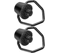 BESTOMZ 2pcs Camping Light Hanger Rings Made of Aluminium Alloy with Easy to Install and Remove Hanging Loops, Sl nd Modern Design for Tent Lights Hanging in Home or Commercial Use