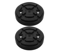 BESTOMZ 2pcs Car Jack Pad Rubber Support Pad, round Rubber, Black, for Car and Vehicle Lifting and Repair, DIY Enthusiasts and Professional Mechanics