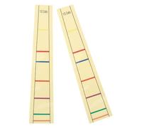 BESTOMZ 2pcs Cello Stickers for Fingerboard Pvc Adjustable Scale Stickers Instant Position Reference Beige for Cello Students and Beginners Practice